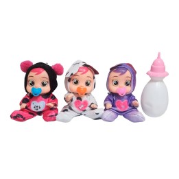 Muñeca Mini Bebe Con Pijama X 3 Unidades + Un Tetero