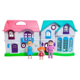Casa De Muñeca Con Muebles Personajes Extra Grande Juguete