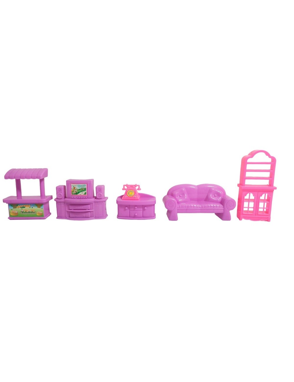 Casa De Muñeca Con Muebles Personajes Extra Grande Juguete