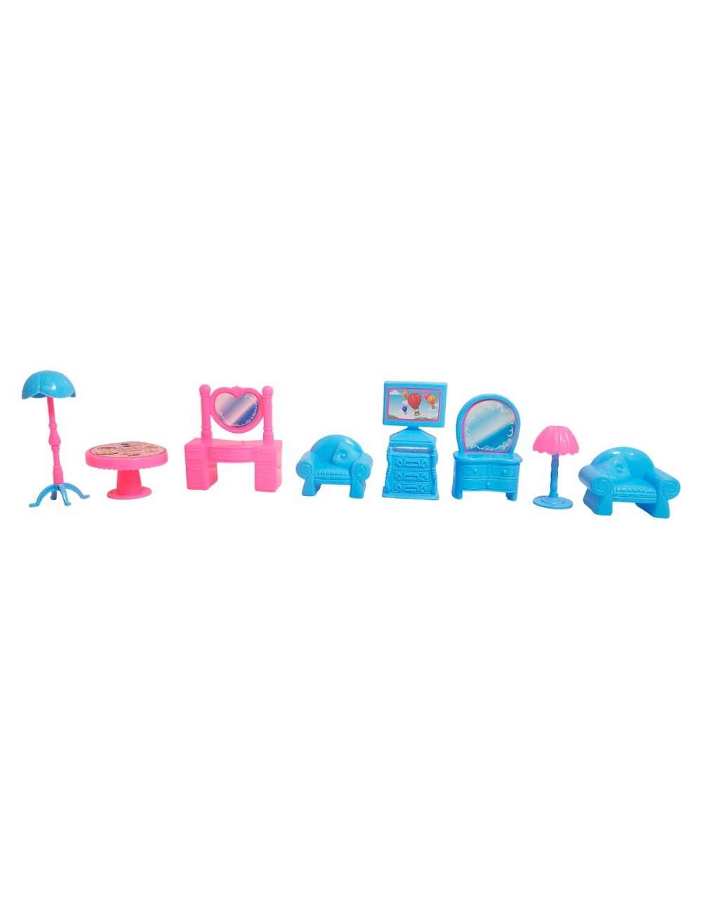 Casa De Muñeca Con Muebles Personajes Extra Grande Juguete