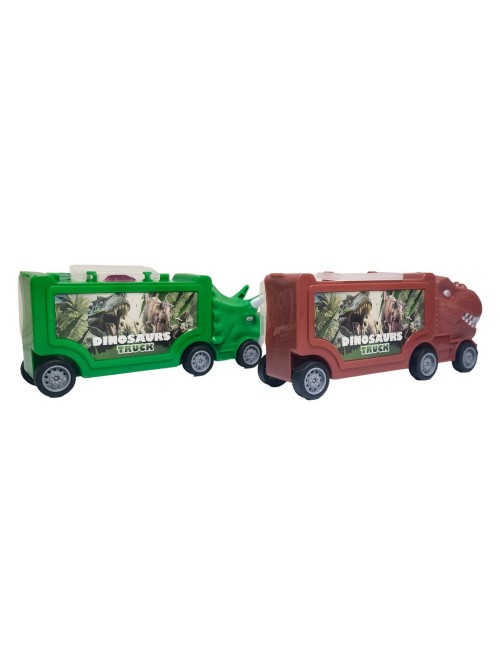 Carro Camion Dinosaurios Transporte Duo Juguete Niños