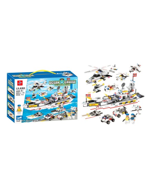 Barco Naval De Asalto Figura Armable Armatodo Interactivo