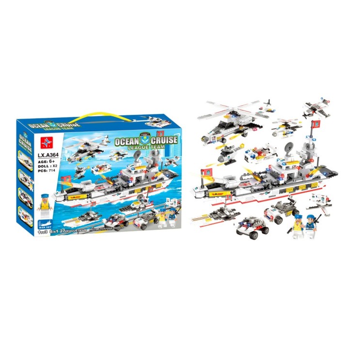 Barco Naval De Asalto Figura Armable Armatodo Interactivo