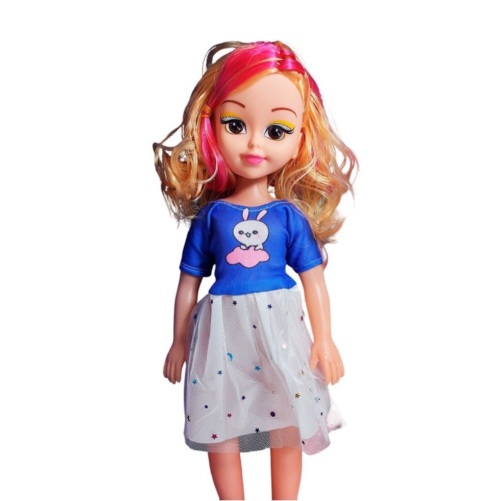 Muñeca Con Vestido Maleta + Accesorios De Juguete Niñas
