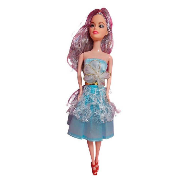 Muñeca Vestido Elegante Accesorios + Castillo Princesa Niñas
