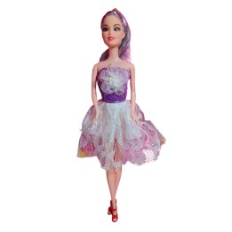 Muñeca Vestido Elegante Accesorios + Castillo Princesa Niñas
