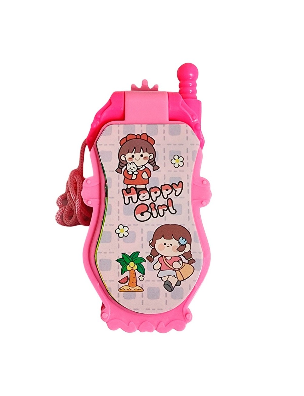 Telefono De Juguete Niñas Felices + Baterias