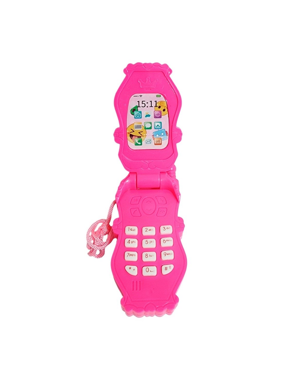 Telefono De Juguete Niñas Felices + Baterias