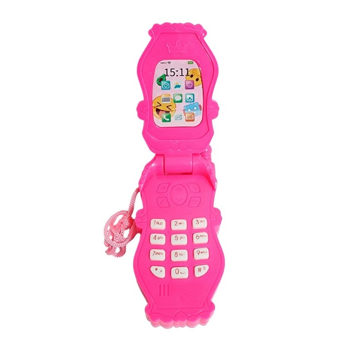 Telefono De Juguete Niñas Felices + Baterias