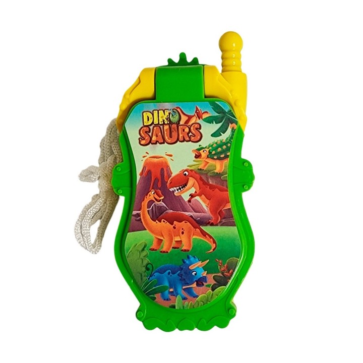 Telefono De Juguete Niños Dinosaurio + Baterias