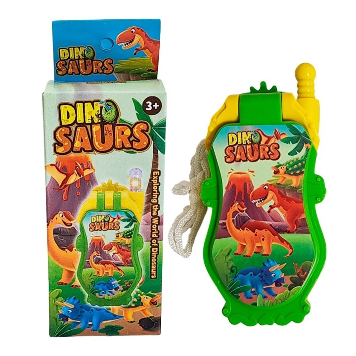 Telefono De Juguete Niños Dinosaurio + Baterias