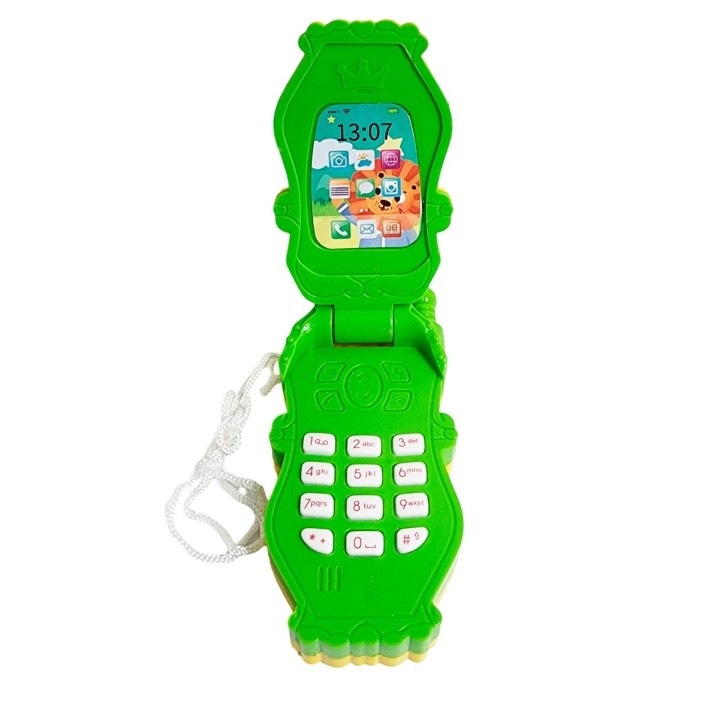 Telefono De Juguete Niños Dinosaurio + Baterias