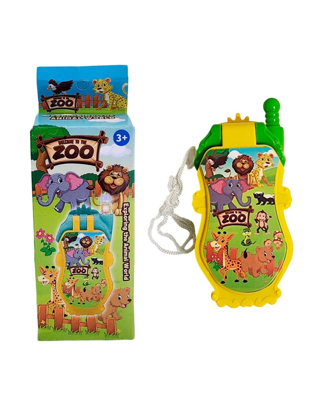 Telefono De Juguete Niños Zoologico + Baterias