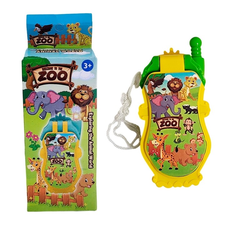 Telefono De Juguete Niños Zoologico + Baterias