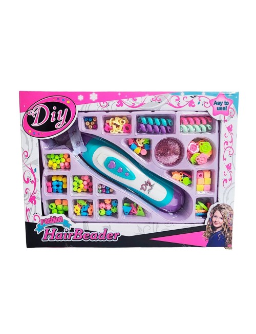 Set Kit Para Hacer Peinados Trenzas Interactivo Pedreria