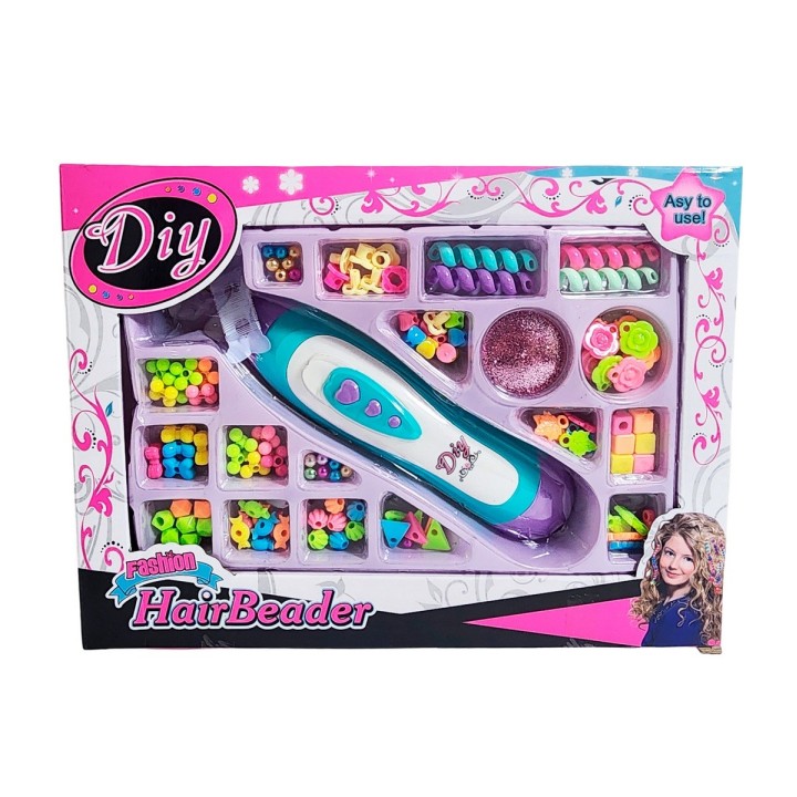 Set Kit Para Hacer Peinados Trenzas Interactivo Pedreria