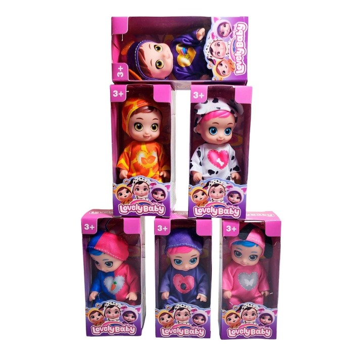 Muñeco Bebe Pijama Coleccion X 6 Unidades Juguete Niñas