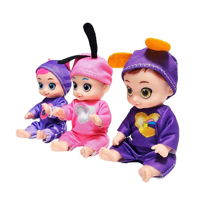 Muñeco Bebe Pijama Coleccion X 6 Unidades Juguete Niñas