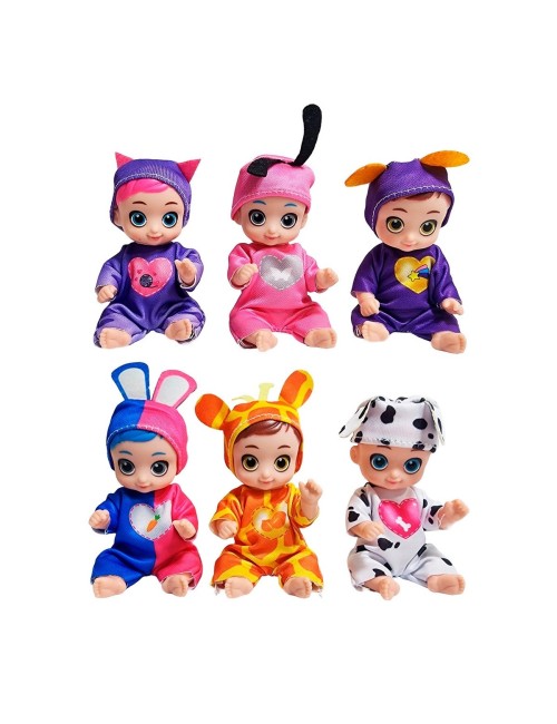 Muñeco Bebe Pijama Coleccion X 6 Unidades Juguete Niñas