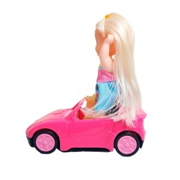 Muñeca En Carro Deportivo Mascota Juguete Niñas Interactivo