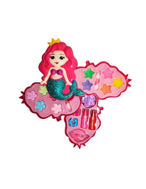 Kit De Maquillaje Sirena Niñas Juguete Princesas Interactivo