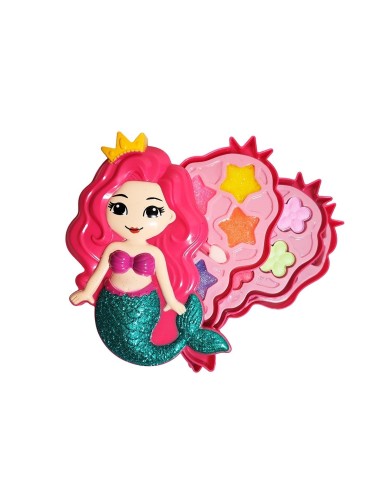Kit De Maquillaje Sirena Niñas Juguete Princesas Interactivo