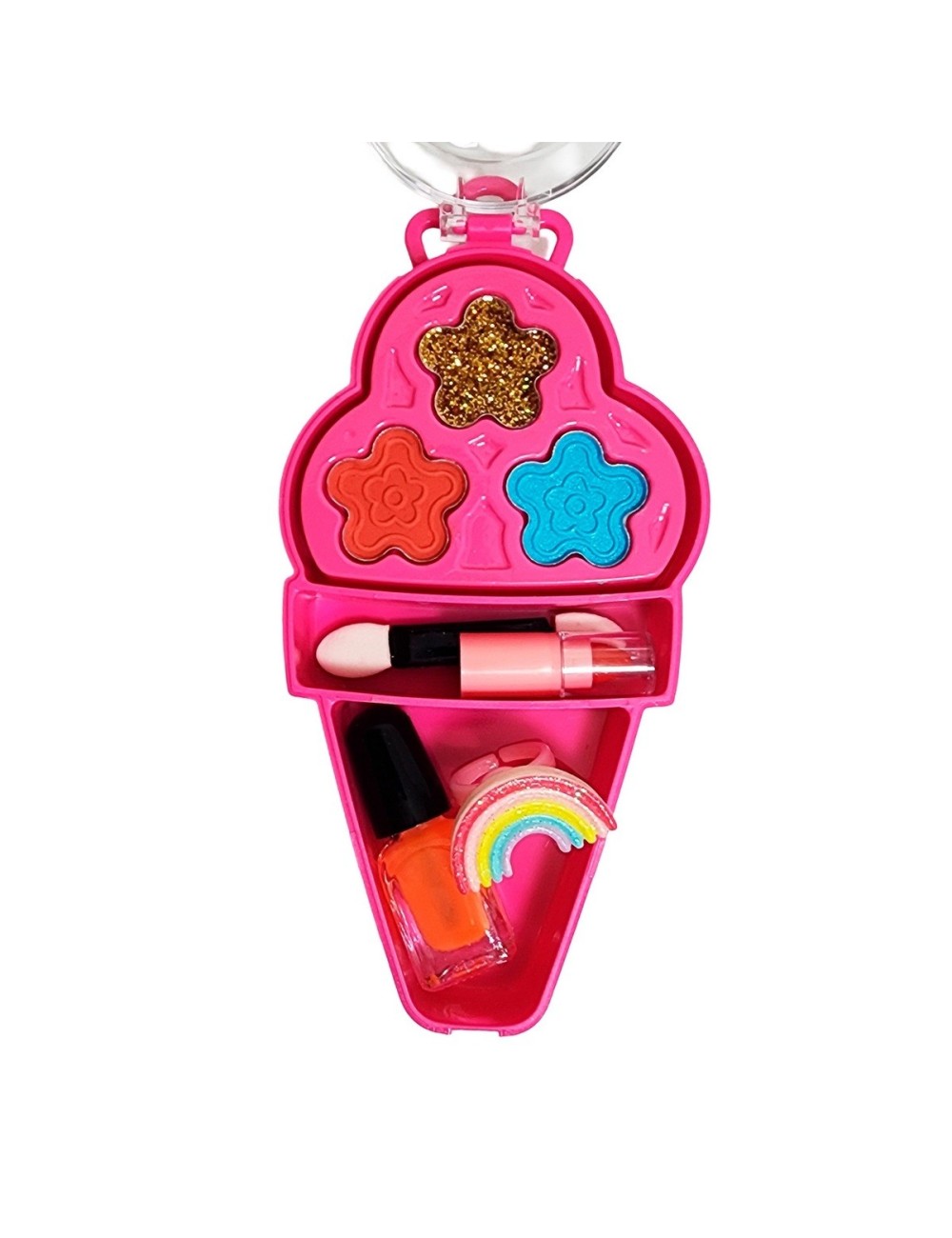 Kit De Maquillaje Niñas Juguete Princesas + Estuche Cono