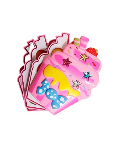 Kit De Maquillaje Cono Niñas Juguete Princesas Pinta Uñas