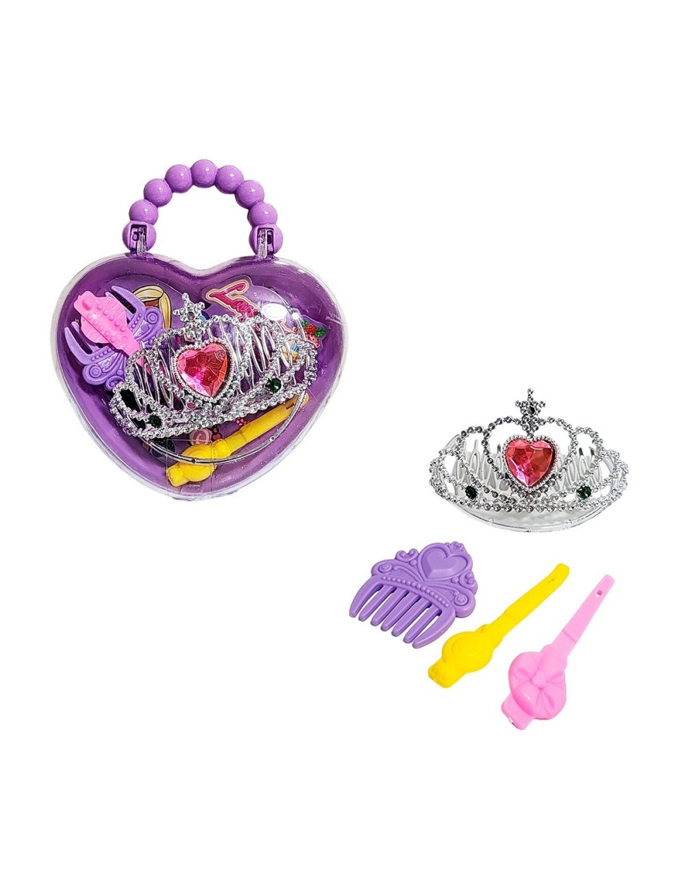 Juguete Accesorios De Belleza Corona Peine Niñas Interactivo