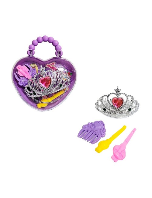 Juguete Accesorios De Belleza Corona Peine Niñas Interactivo