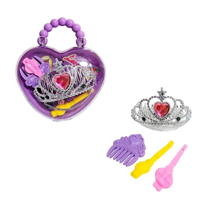 Juguete Accesorios De Belleza Corona Peine Niñas Interactivo