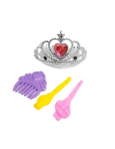 Juguete Accesorios De Belleza Corona Peine Niñas Interactivo