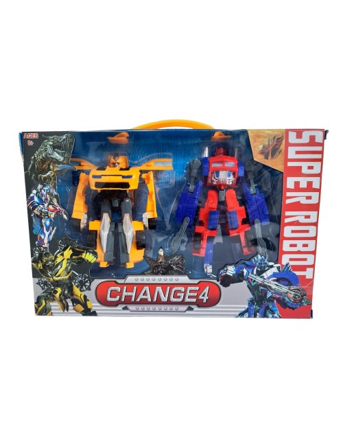 Figura Robot Duo Transformers Coleccionable Juguete Niños