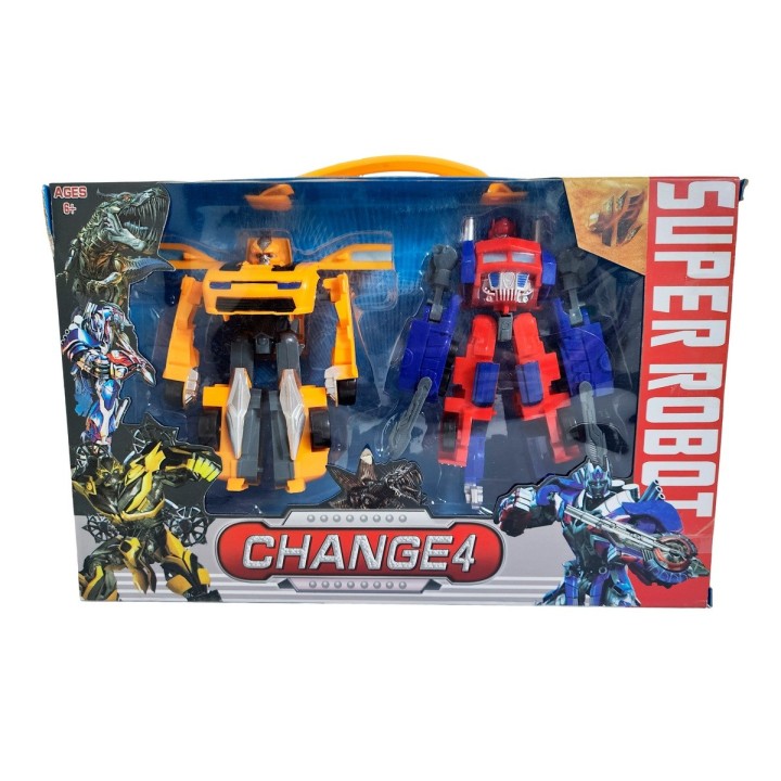 Figura Robot Duo Transformers Coleccionable Juguete Niños