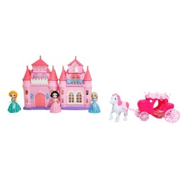 Castillo Casa Muñecas Princesas + Carruajue Juguete Niñas