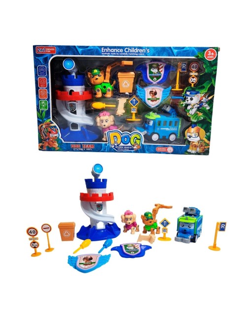 Camion Patrulla Canina Con Personajes Torre De Control Niños