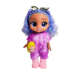 Muñeca Ojos Expresivos Vestido De Peluche + Huevo Sorpresa