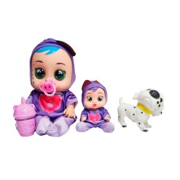 Muñeca Bebe + Mini Muñeca Mascota Y Tetero Juguete Niñas