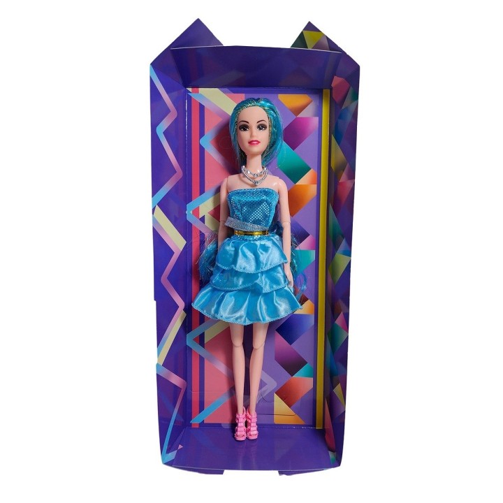 Muñeca Con Vestido Brillante Juguete Niñas