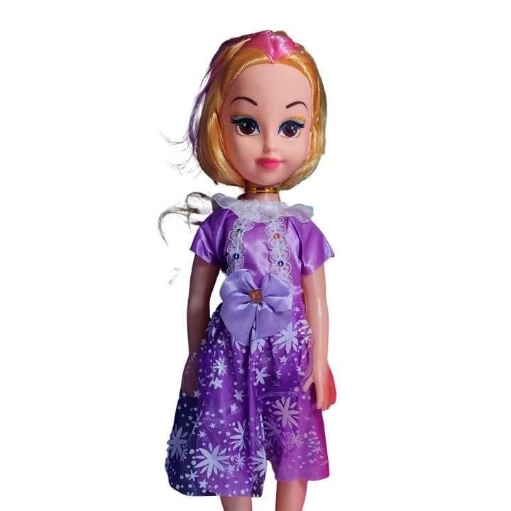 Muñeca Con Vestido Bañera + Accesorios Juguete Niñas