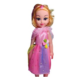 Muñeca Con Vestido Bañera + Accesorios Juguete Niñas