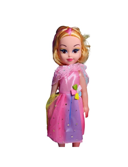 Muñeca Con Vestido Bañera + Accesorios Juguete Niñas