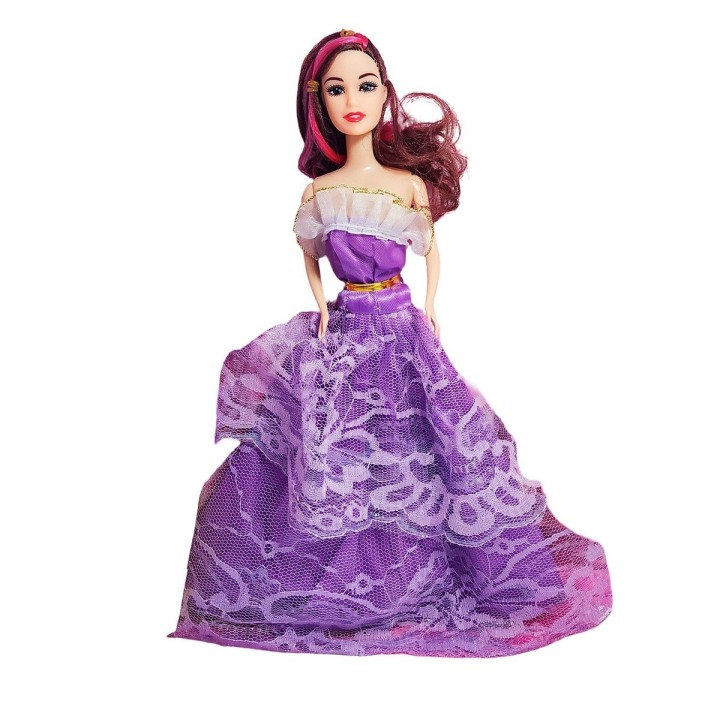 Muñeca Princesa Con Vestidos + Accesorios De Cocina Juguete