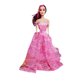Muñeca Princesa Con Vestidos + Accesorios De Cocina Juguete
