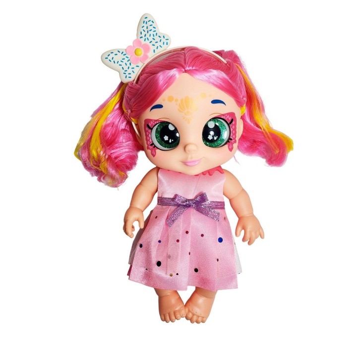 Muñeca Bebe Ojos Expresivos + Coche Juguete Niñas