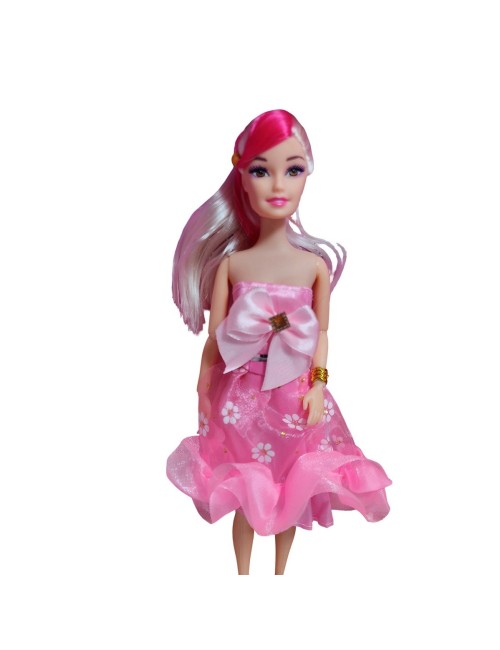 Muñeca Vestido Elegante Con Mascotas Accesorios De Mascotas