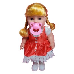 Muñeca Bebe Vestido + Utencilios Pañal Tetero Juguete Niñas