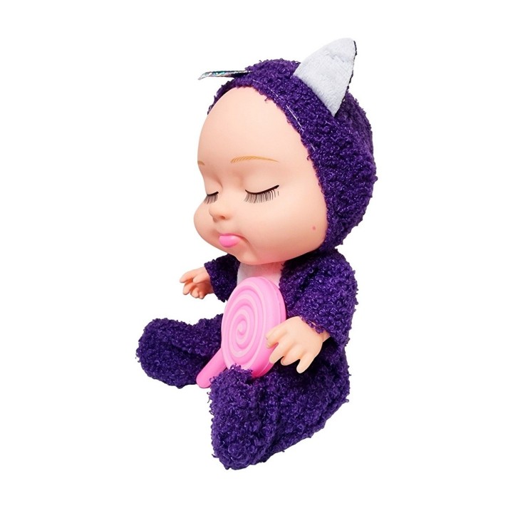 Muñeco Bebe Bebote Dormilon Tierno + Paleta Juguete Niñas