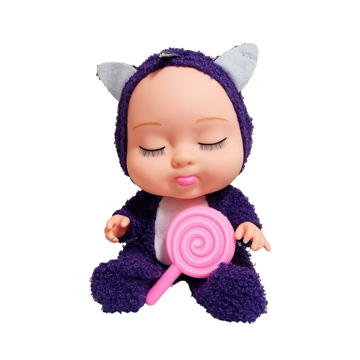 Muñeco Bebe Bebote Dormilon Tierno + Paleta Juguete Niñas