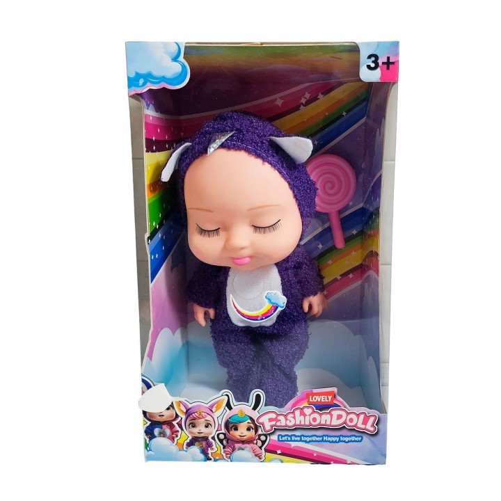 Muñeco Bebe Bebote Dormilon Tierno + Paleta Juguete Niñas